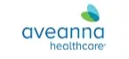 Logo of Aveanna Healthcare featuring the company name in blue with a stylized green and teal leaf design above.
