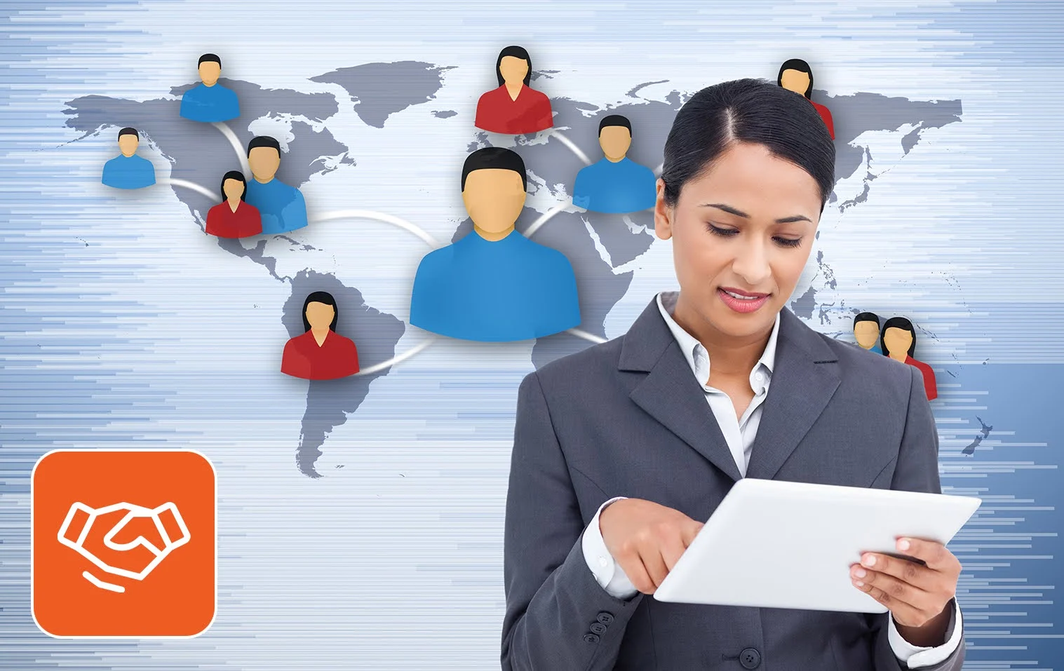 Cross-border employment concept