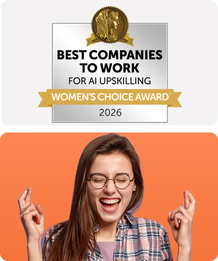 best companies to work AI upskilling