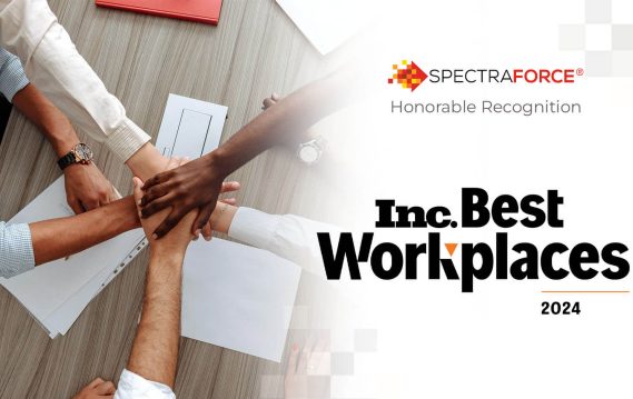 Spectraforce named a top workplace on Inc.’s 2024 best workplaces list.